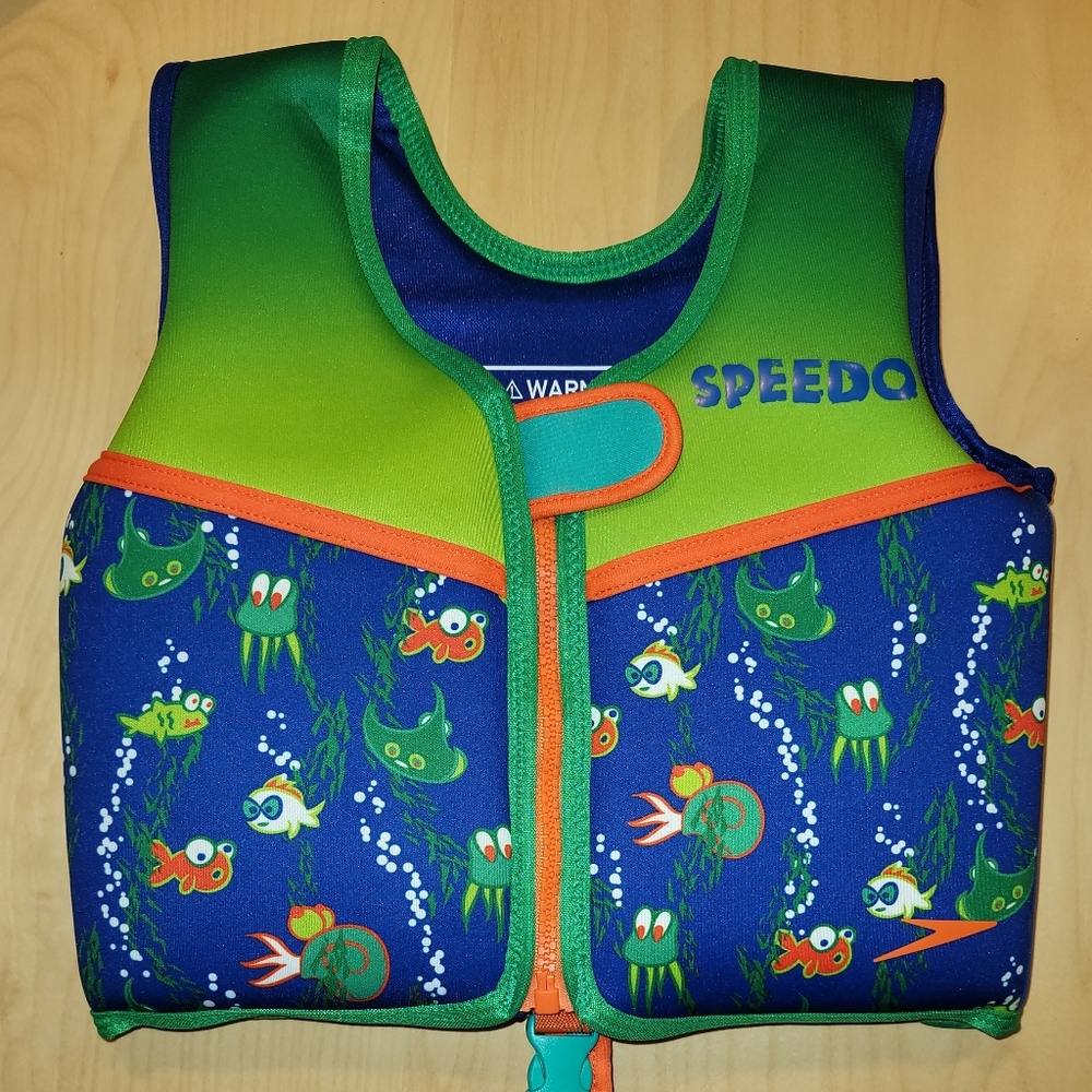 Speedo Unisex-Child Swim Flotation Classic Life Vest Begin to Swim UPF 50